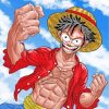 Luffy One Piece Anime paint by numbers