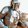The Mandalorian Disney Movie paint by numbers