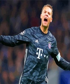 Manuel Peter Neuer paint by numbers