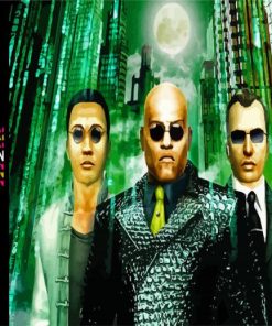 Matrix Illustration paint by numbers