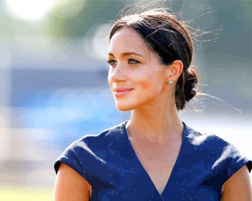 Meghan Markle paint by numbers