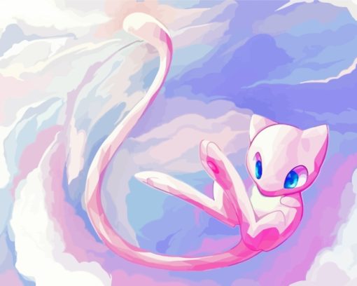 Aesthetic Mew Art paint by numbers