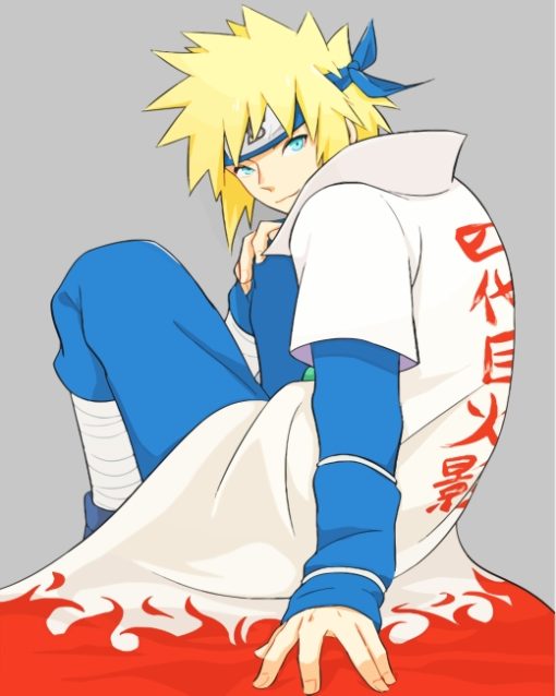 Minato Namikaze Anime paint by numbers