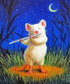 Musician Mouse paint by numbers