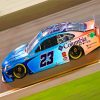 Nascar Blue Car paint by numbers