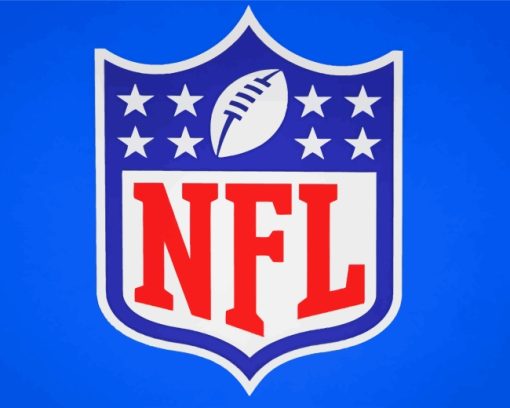 National Football League Logo paint by numbers