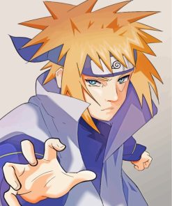 Naruto Minato Anime paint by numbers