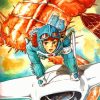 Nausicaa Of The Valley Of The Wind Anime paint by numbers