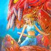 Nausicaa Of The Valley Of The Wind Manga paint by numbers