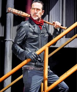Negan Smith And His Lucille Paint by numbers