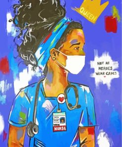Nurse Girl Art paint by numbers