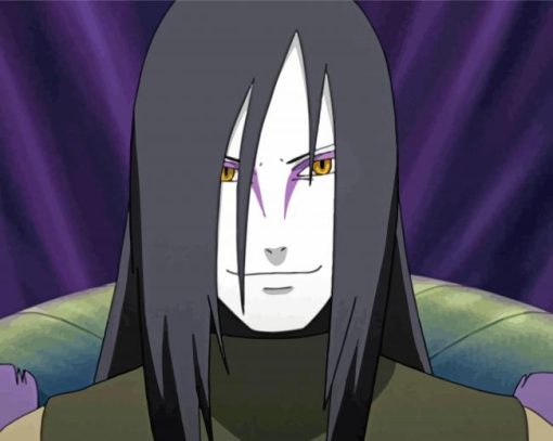 Orochimaru From Naruto paint by numbers