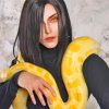 Orochimaru With Yellow Snake paint by nymbers