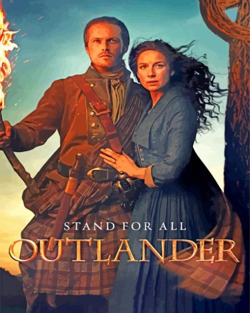 Outlander Poster paint by numbers