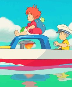 Sosuke And Ponyo paint by numbers