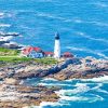 Portland Maine Lighthouse paint bby numbers