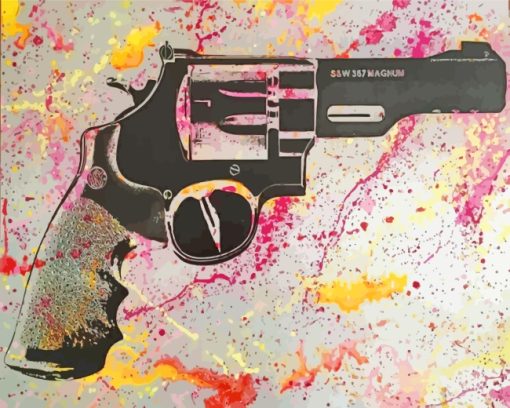 Razor Sharp Gun paint by numbers
