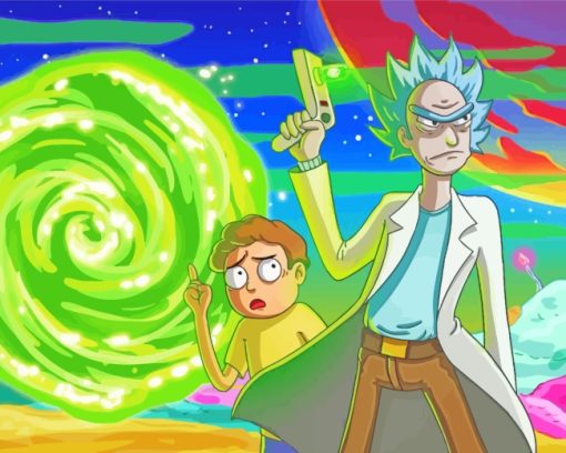 Rick And Morty Animation paint by numbers