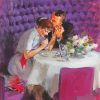 Romantic Couple Diner Date paint by numbers