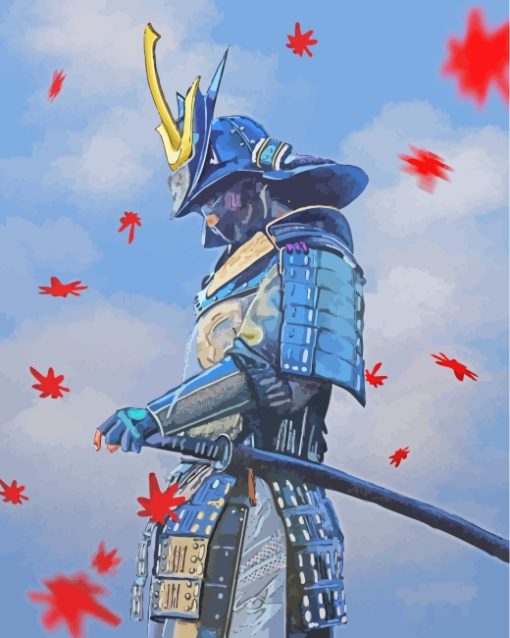 Samurai Art paint by numbers