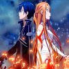 Sword Art Online Japanese Anime paint by numbers