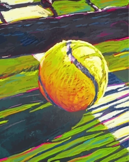 Tennis Ball Sport paint by numbers