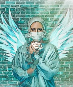The Angel Nurse paint by numbers