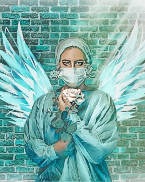 The Angel Nurse paint by numbers