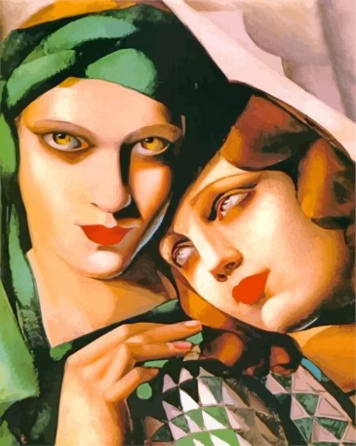 The Green Turban By Lempicka paint by numbers