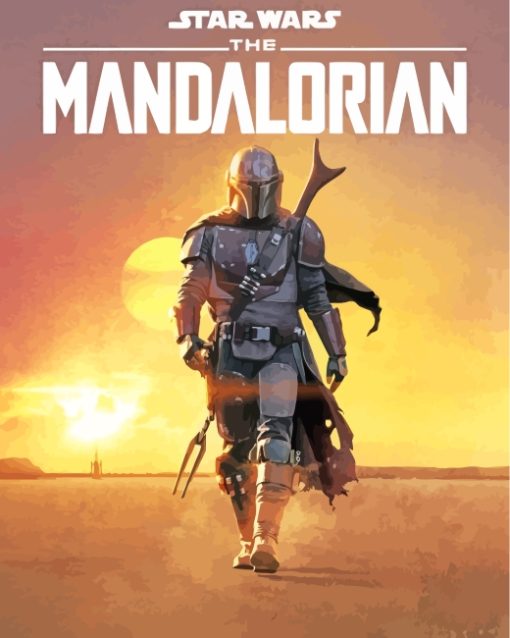 The Mandalorian Poster paint by numbers