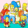 The Simpsons Family paint by numbers