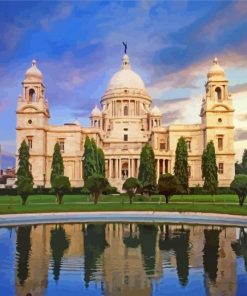 Victoria Memorial Kolkata India paint by numbers