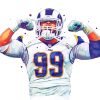 Aaron Donald Player paint by numbers