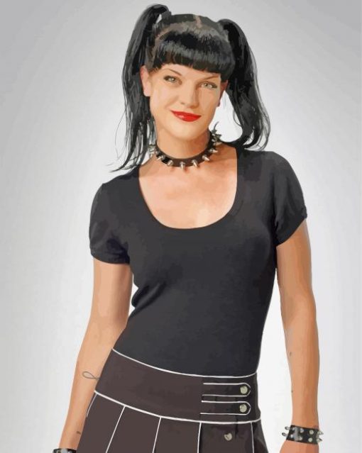 Pretty Abigail Abby Sciuto paint by numbers