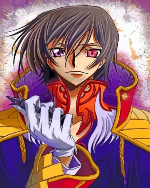 Aesthetic Lelouch Anime paint by numbers