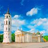 Aesthetic Vilnius Cathedral paint by numbers