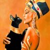 Bastet And Nefertiti paint by numbers