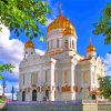 Cathedral Of Christ The Saviour Moscow paint by numbers