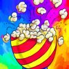 Colorful Popcorn paint by numbers