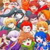 Danganronpa Anime Characters paint by numbers