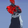 Demon Darth Maul paint by numbers