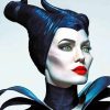 Angelina Jolie Maleficent Movie paint by numbers