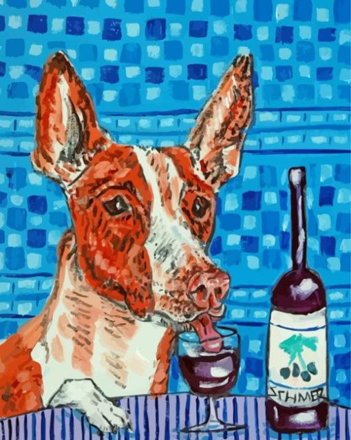 Dog In A Bar paint by numbers