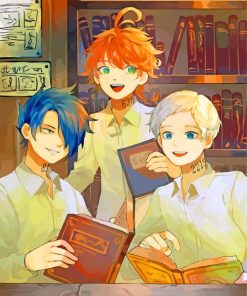 The Promised Neverland Characters paint by numbers