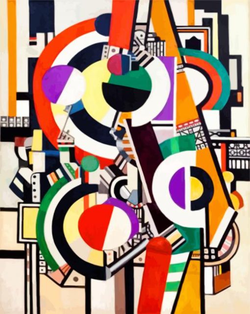 Fernand Leger Les Disques paint by numbers
