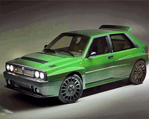Lancia Delta Integral paint by numbers