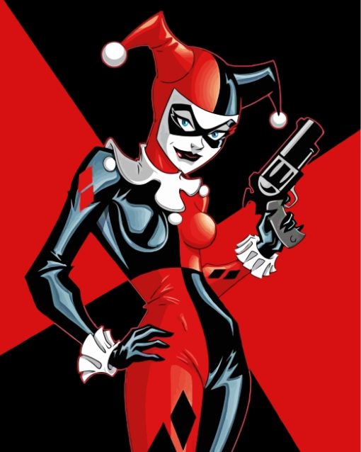 Harley Illustration Art paint by numbers