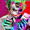 Joker Illustration paint by numbers