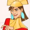 Kuzco Art Character paint by numbers