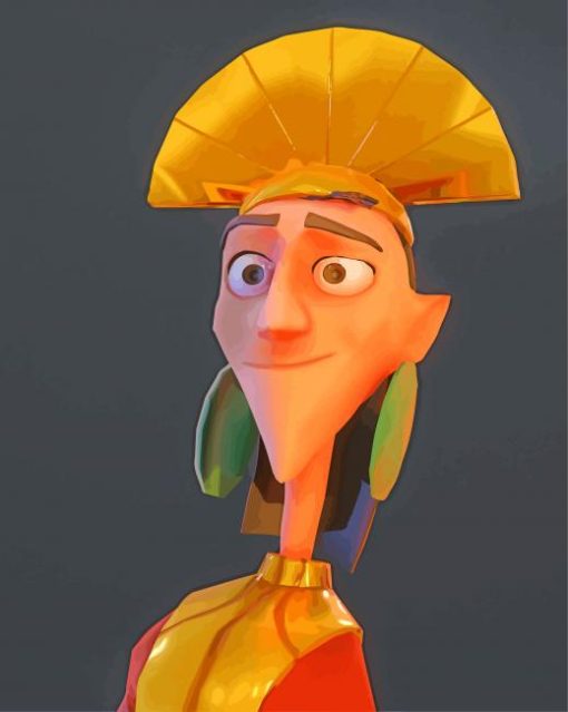Disney Character Kuzco paint by numbers